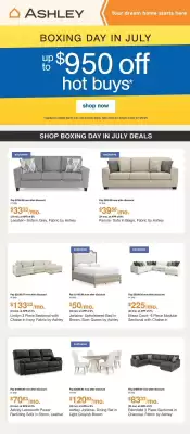 Ashley Furniture flyer (valid until 23-07)
