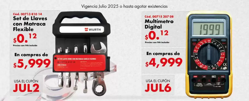 Catálogo Würth (válido hasta 31-07)