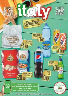 Volantino Italy Cash and carry (valido fino al 2-08)