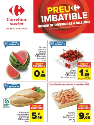 Folleto Carrefour Market (válido hasta el 21-07)