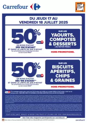 Catalogue Carrefour (valable jusqu'au 18-07)