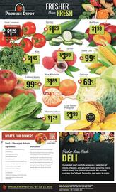 Produce Depot flyer week 29 Page 1