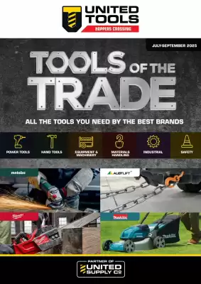 United Tools catalogue (valid until 30-09)