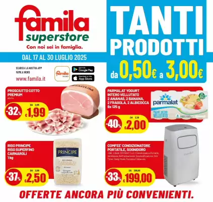 Volantino Famila Superstore (valido fino al 30-07)