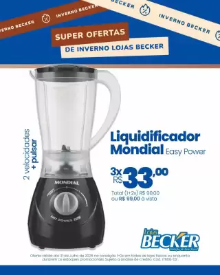 Catálogo Lojas Becker (válido até 31-07)