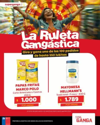 Catálogo Super Ganga (válido hasta 11-08)