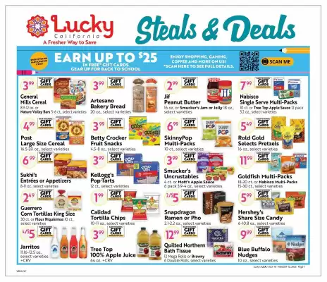 Lucky Supermarkets Weekly Ad (valid until 12-08)