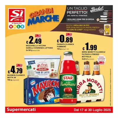 Volantino Sì con te Supermercati (valido fino al 30-07)