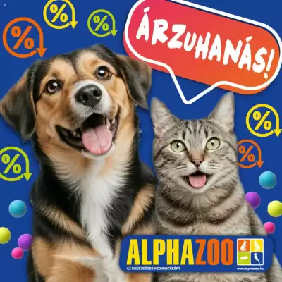 Alpha Zoo akciós újság (érvényes eddig: 31-07)