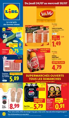 Catalogue Lidl (valable jusqu'au 30-07)