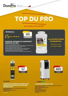 Catalogue DomPro (valable jusqu'au 14-08)