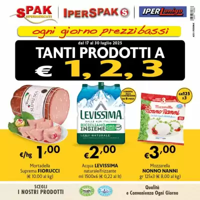 Volantino Spak Supermercati (valido fino al 30-07)
