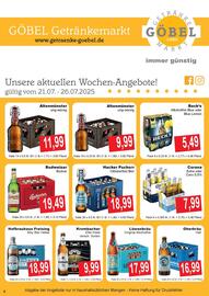 Getränke Göbel Prospekt woche 30 Seite 1