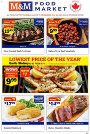 M&M Meat Shops flyer week 29 Page 1