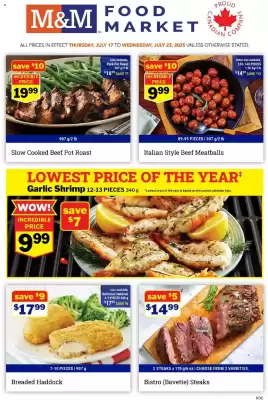 M&M Meat Shops flyer