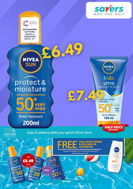 Savers leaflet Page 1