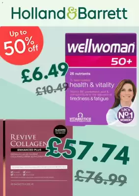 Holland & Barrett leaflet (valid until 18-08)