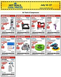 Harbor Freight Tools Weekly Ad Page 1