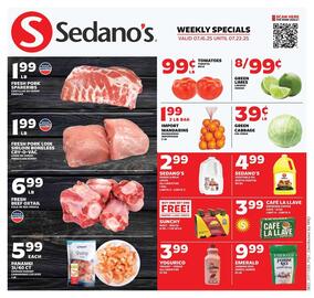 Sedano's Weekly Ad week 29 Page 1