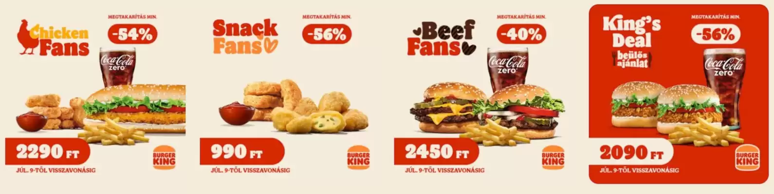 Burger King akciós újság (érvényes eddig: 31-07)