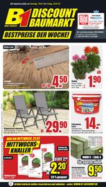 B1 Discount Baumarkt Prospekt woche 29 Seite 1