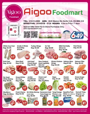 Aigoo Foodmart flyer (valid until 27-07)
