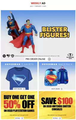 EB Games flyer (valid until 23-07)