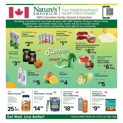 Nature's Emporium flyer
