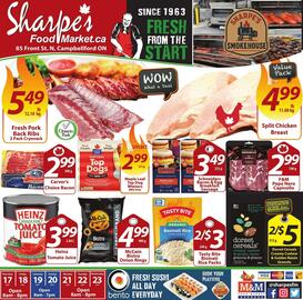 Sharpe's Food Market flyer week 29 Page 1