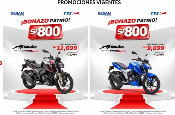 Catálogo Apache (válido hasta 31-07)