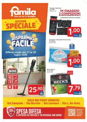 Volantino Famila Superstore (valido fino al 29-07)