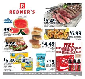 Redner's Warehouse Weekly Ad week 29 Page 1