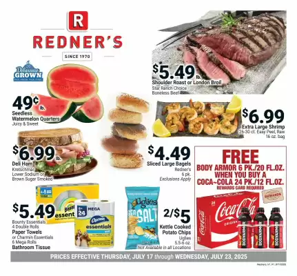 Redner's Warehouse Weekly Ad (valid until 23-07)
