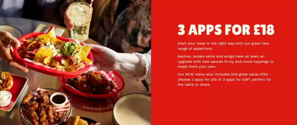 T.G.I. Friday's leaflet (valid until 26-07)