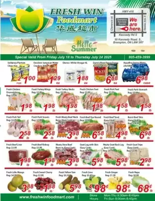 Fresh Win Foodmart flyer