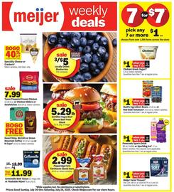 Meijer Weekly Ad week 30 Page 1