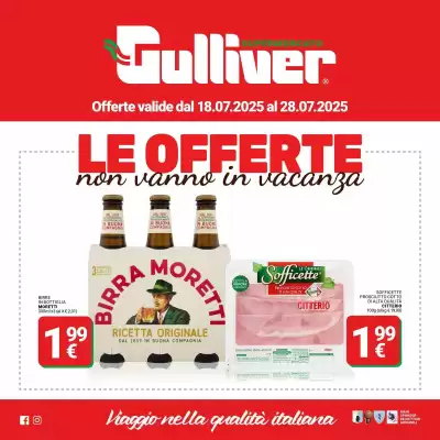 Volantino Supermercati Gulliver (valido fino al 28-07)