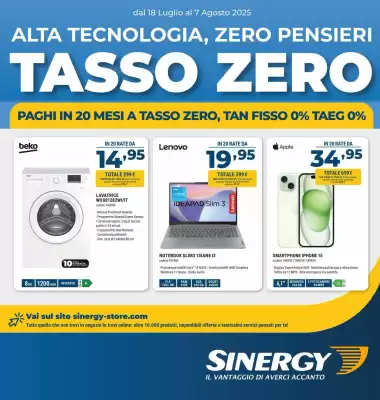 Volantino Sinergy (valido fino al 7-08)