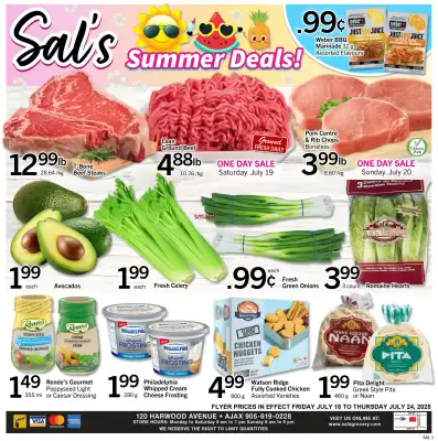 Sal's Grocery flyer (valid until 24-07)