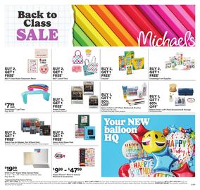 Michaels flyer week 29 Page 1