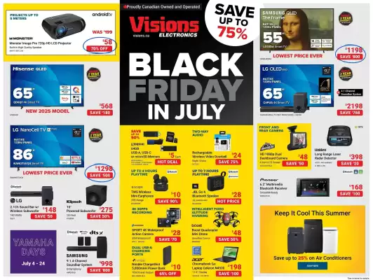 Visions Electronics flyer