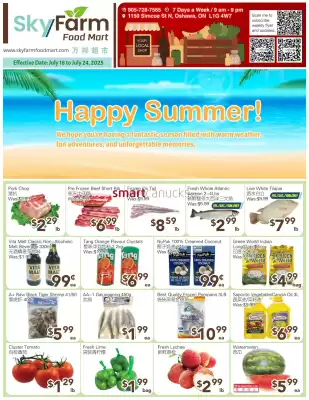 SkyFarm Food Mart flyer (valid until 24-07)