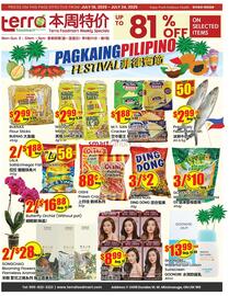 Terra Foodmart flyer week 29 Page 1