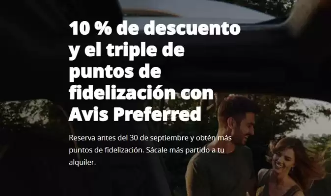 Folleto Avis (válido hasta el 30-09)