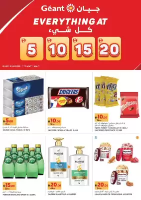 Géant catalogue (valid until 31-07)
