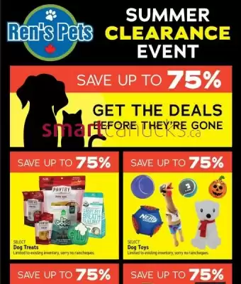 Ren’s Pets Depot flyer