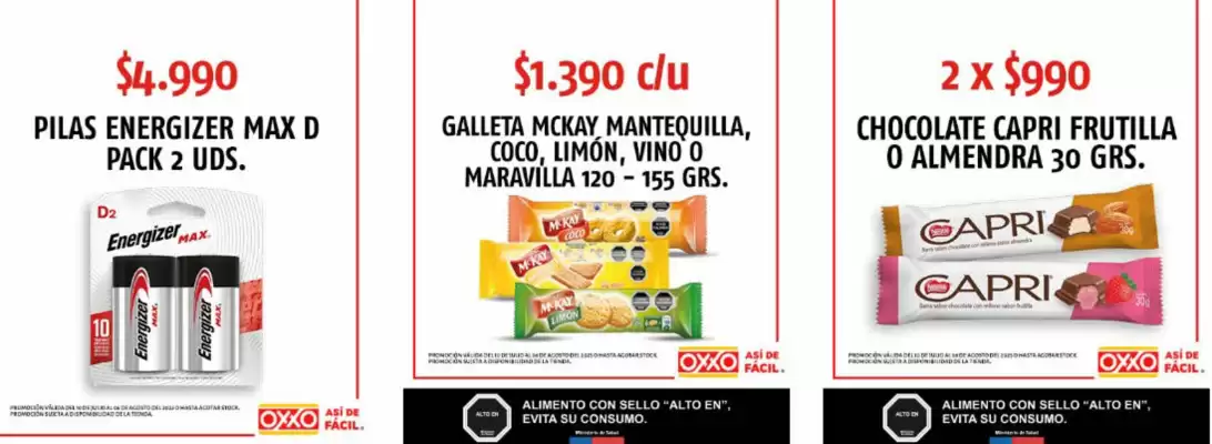 Catálogo OXXO (válido hasta 6-08)