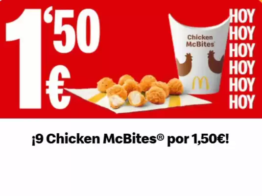 Folleto McDonald's (válido hasta el 31-07)