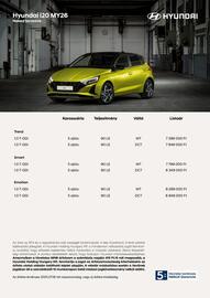 Hyundai akciós újság | i20 MY26 Oldal 1