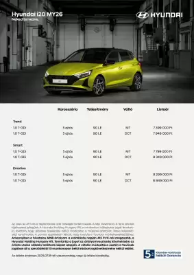 Hyundai akciós újság (érvényes eddig: 19-07)